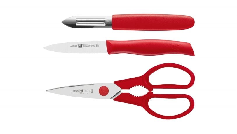 ZWILLING® TWIN Grip Դանակների հավաքածու, 3 կտ․ | կարմիր| 38157-001-0