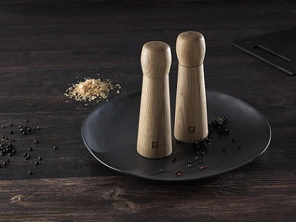 ZWILLING® Spices Salt/pepper mill, 19 cm | silver | Oak | 39500-026-0 - Image 4