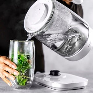 ZWILLING® Enfinigy Electric kettle, Glass | white | EU 53102-500-0 - Image 2