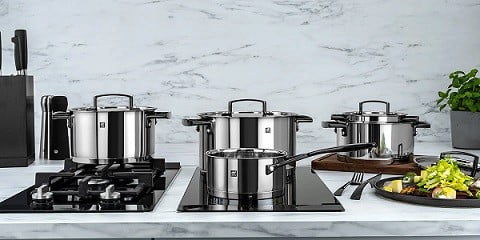 ZWILLING® Bellasera Կաթսաների հավաքածու, 5 կտ․| կլոր | 18/10 չժանգոտվող պողպատ 71160-005-0 - Image 3
