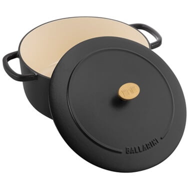 Ballarini Կաթսա 24սմ |սև |կլոր |ձուլաթուջ | 75003-541-0 - Image 2