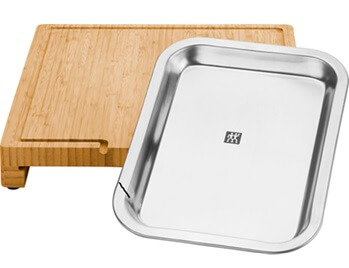 Zwilling BBQ+ Cutting Board Bamboo with Metal Tray 1026185 - Image 2