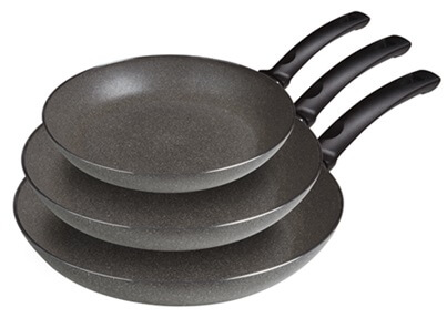 BALLARINI Aosta Granitium Fry Pan Set 3pcs, aluminium 75003-066-0