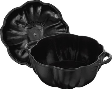 Staub Cocotte, 24 cm | black | pumpkin | cast iron 1024272 - Image 2