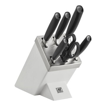 ZWILLING All * Star Knife block set with KiS technology, 7-pcs | black | white 33760-600-0