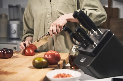 ZWILLING Four Star Knife block set with KiS technology, 7-pcs | ash | anthracite 35148-700-0 - Image 2