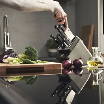 ZWILLING Prof. S Knife block set with KiS technology, 7-pcs | ash | anthracite 35705-700-0 - Image 3