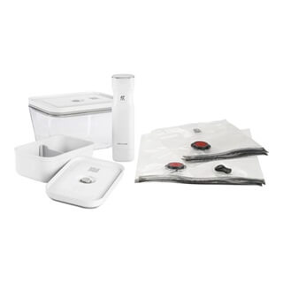ZWILLING Vacuum starter set, assorted / Glass L/Lunchbox M | 7-pcs | Grey Line | 36814-007-0