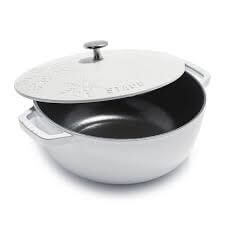 Staub Fire Tree French oven, 24 cm | pure-white | round | cast iron 40501-481-0 - Image 2
