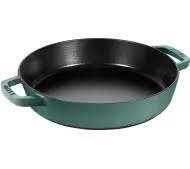 Staub Cast Iron Fry Pan round, 26cm | Eucalyptus green | round | 1027915