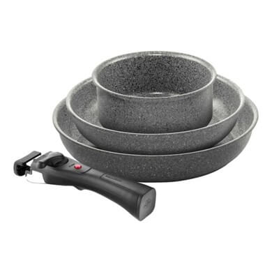 Ballarini Torre 2 pc Fry set 24-28 cm+SAUCEPAN 16+1HANDLE   1011465