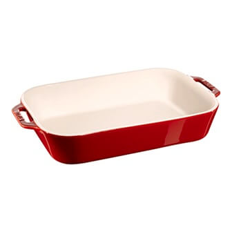 Staub Oven dish, 34 x 24 cm | ceramic | cherry   40511-148-0