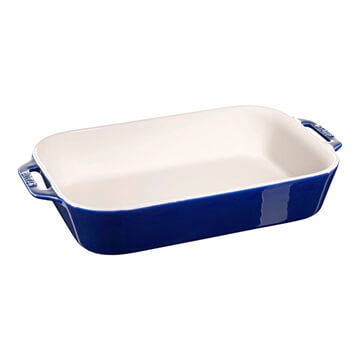Staub Oven dish, 34 x 24 cm | ceramic | dark-blue  40511-149-0