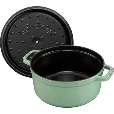 Staub չուգունե կաթսա, 26 սմ, կլոր |թեյի կանաչ| 5,25 լ. 40508-706-0 - Image 2