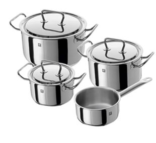 ZWILLING TWIN Classic Cookware Set 4pcs stainless steel 66580-004-0