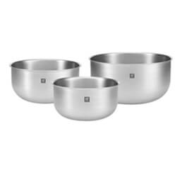 ZWILLING Bowl set, 3-pcs | silver | 18/10 stainless steel 1030705