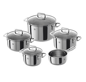 Zwilling Quadro Pot set, 5-pcs | round | 18/10 stainless steel 65060-000-0/1006087