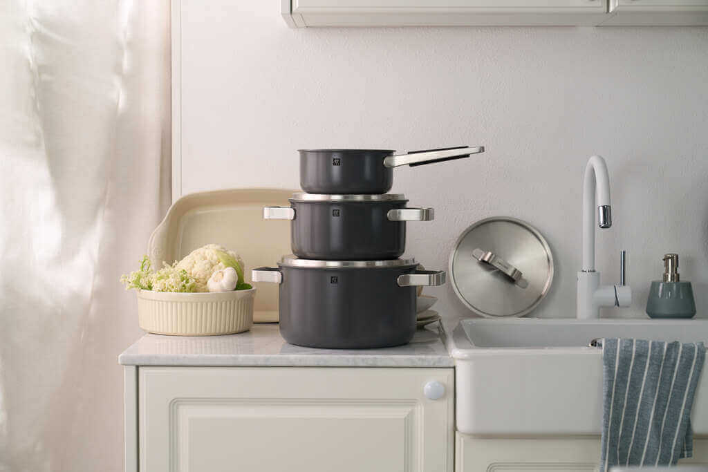 ZWILLING Pure Cookware Set stainless steel, grey, 3pcs. 1028809 - Image 2