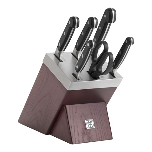 ZWILLING Pro Knife block set sharpening, ash wood, 7pcs. 38448-007-0/1002894