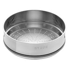 Staub Cocotte + steamer Grey 3.8 L, 24cm 40508-819-0/1010570 - Image 2