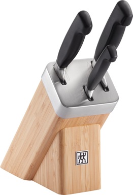 Zwilling FOUR STAR Knife block set 4pcs +KiS block |Bamboo| 35135-400-0/1021833
